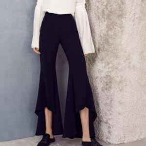 Alexis Jonah High Rise Flare Ruffle Pants XS NWT